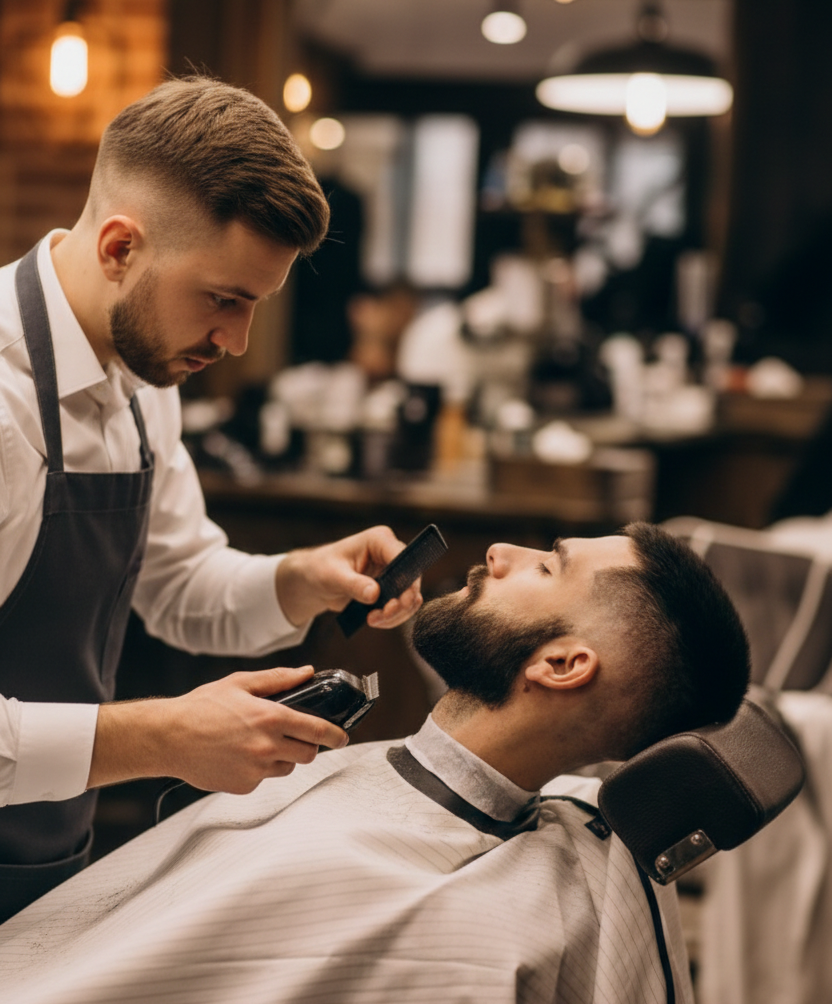 Foto Barbeiro Background Mobile