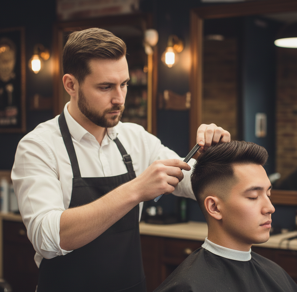 Foto Barbeiro Background