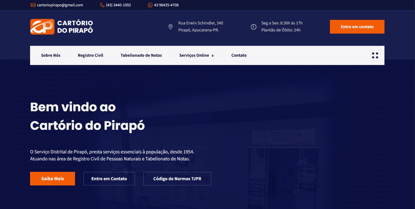 imagem site cartorio